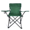 24Move Campingstuhl Faltstuhl Grün Mit Getraenkehalter Tragetasche Outdoor Faltbar Max 100Kg Anglerstuhl Polyester