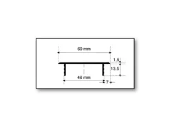 Insektenschutz^MS Beschläge Lüftungsgitter 60 x 600 mm Weiß RAL 9016