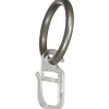 mydeco Gardinen-Ringe Edelstahl-Optik Ø 3,3 cm für Ø 1,6 cm Gardinenstangen