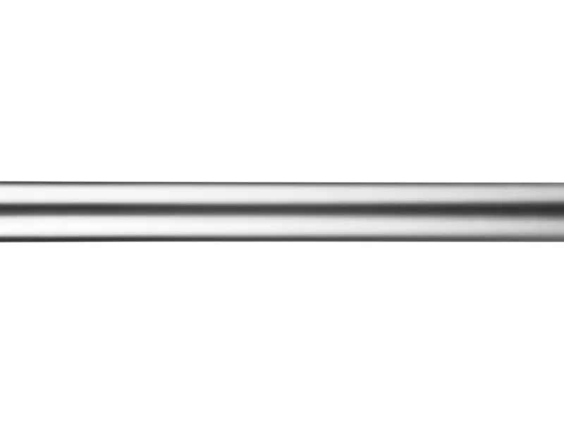 mydeco Gardinenstange für Ringe Edelstahl-Optik Ø 2,5 cm x 160 cm