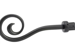 mydeco Gardinenstangen^Gardinenstange-Endstück Orbis Schwarz Ø 2 cm