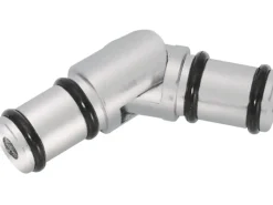 mydeco Seilspanngarnituren^Gelenkverbinder für Gardinenstangen Edelstahl-Optik Ø 1,6 cm