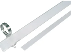 mydeco Türvorhänge|Vorhänge^Paneelwagen für Schiebevorhang mit Ringen Loft Edelstahl-Optik Loft 60 cm