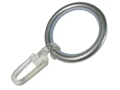 mydeco Gardinenstangen^Rundringe 20 Stk. Ø40mm passend zu Gardinenstangen Ø20mm Edelstahl-Optik