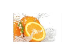 MySpotti Küchenrückwand Profix Cucina Aqua 100 x 60 cm Gelb-Orange-Weiß