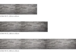 Myspotti Küchenrückwandfolie Black Bricks Selbstklebend 280 cm x 60 cm