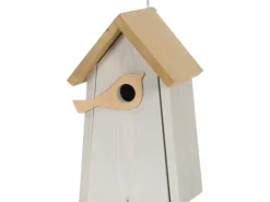 Vogelbedarf^Nistkasten mit Vogelfigur Groß FSC®