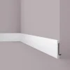 NOEL & MARQUET NMC FD15 WALLSTYL Sockelleiste Zierleiste Stuckleiste 2 m 200 cm x 1,8 cm x 15 cm Weiß