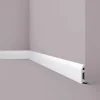 Zierprofile^NOEL & MARQUET NMC FL5 WALLSTYL Sockelleiste Zierleiste Eckleiste 2 m 200 cm x 2 cm x 10 cm Weiß