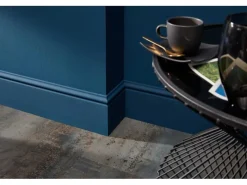 Zierprofile^NOEL & MARQUET NMC FL17 WALLSTYL Sockelleiste Zierleiste Stuckleiste 2 m 200 cm x 1,8 cm x 17 cm Weiß