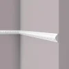 NOEL & MARQUET NMC WO1 WALLSTYL Wand- und Friesleiste Zierleiste Stuckleiste 2 m 200 cm x 1,8 cm x 3,8 cm Weiß
