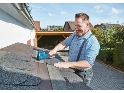 Novus Tools Hammertacker J-055 6–14 mm Typ G Premium-Tacker für Flachdrahtklammern mit Prallplatte für Oberflächenschutz 030-0454