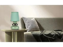 Näve Weitere Regale^Keramik-Tischleuchte Stoney Mint Ø 16 cm x 31 cm