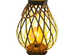 Näve LED-Deko-Solarleuchte 31 cm Grün Gold mit Aufhängemöglichkeit