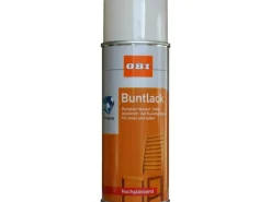 OBI Sprühlacke|Weißlacke^Buntlack Spray RAL 9001 hochglänzend 400 ml