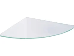 OBI Eckregal Glasboden Villar Klar 25 cm x 25 cm x 0,6 cm