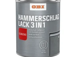 OBI Hammerschlaglack 3in1 glänzend 750 ml