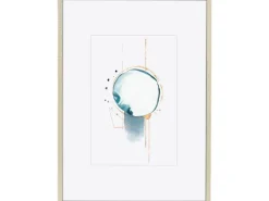 OBI Bilderrahmen^Holz-Bilderrahmen Silber 50 cm x 70 cm