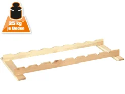 OBI Kellerregale^Holz-Flaschenboard 2er-Set