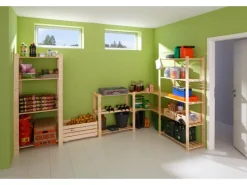 OBI Kellerregale^Holz-Flaschenboard 2er-Set