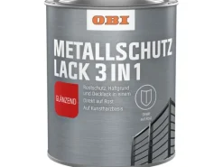 OBI Metallschutzlack 3in1 RAL 7001 glänzend 375 ml