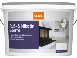 OBI Spezialfarben^Ruß- & Nikotinsperre Weiß matt 2,5 l
