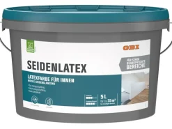 OBI Seidenlatex Weiß seidenglänzend 5 l