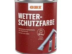 OBI Außen-Fassadenfarben|Holzfarben^Wetterschutzfarbe seidenmatt 2,5 l