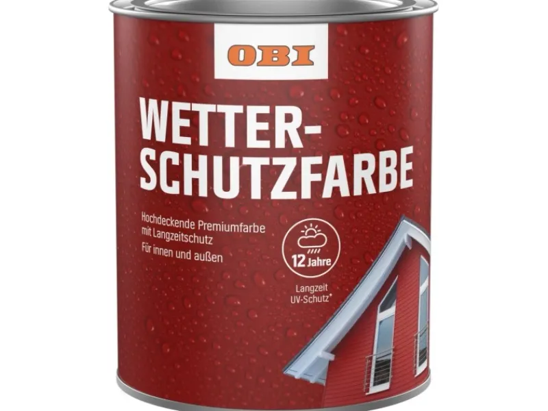 OBI Wetterschutzfarbe seidenmatt 5 l