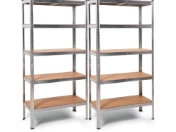 Ondis24 2x Steckregal Metallregal Thomas 90 x 40