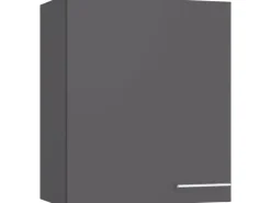 Optifit Küchen-Oberschrank Ingvar420 60 cm x 70,4 cm x 34,9 cm Anthrazit Matt