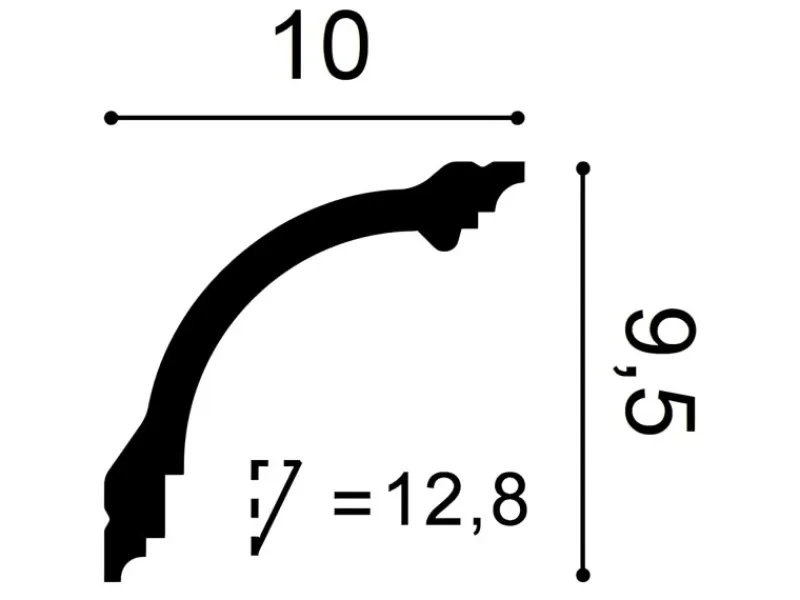 ORAC DECOR CB512N BASIXX Zierleisten 1 Karton Set 2 Stuckleisten 4 m Weiß