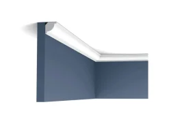 ORAC DECOR CX132 AXXENT Profilleiste Stuck Decken Eck-Leiste Zierelement 2 m 200 cm x 2 cm x 2 cm Weiß