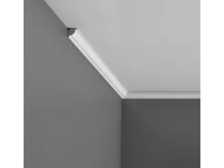 ORAC DECOR CX132 AXXENT Profilleiste Stuck Decken Eck-Leiste Zierelement 2 m 200 cm x 2 cm x 2 cm Weiß