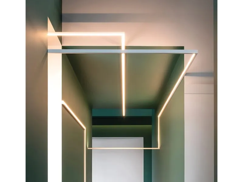 ORAC DECOR CX190 AXXENT U-PROFILE Eckleiste für Indirekte Beleuchtung 2 m 200 cm x 3,0 cm x 2,0 cm Weiß