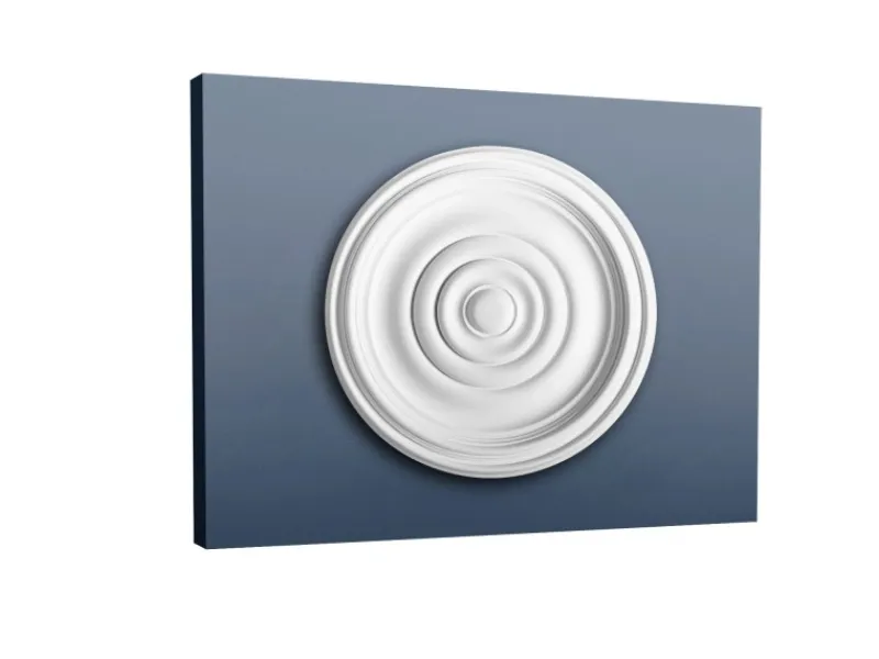 Zierprofile|Tapezierzubehör^ORAC DECOR R08 LUXXUS DeckenroSette Stuck RoSette StuckroSette Klassisch 38 cm x 4,2 cm Weiß