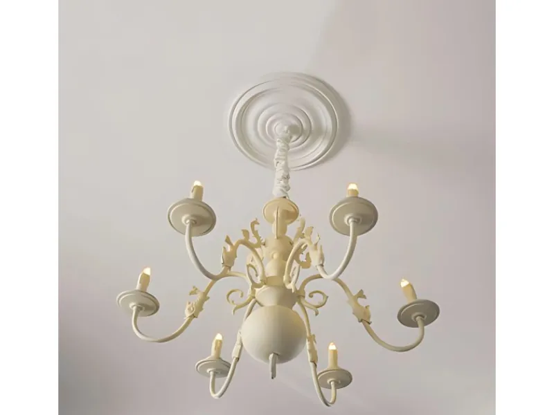 Zierprofile|Tapezierzubehör^ORAC DECOR R08 LUXXUS DeckenroSette Stuck RoSette StuckroSette Klassisch 38 cm x 4,2 cm Weiß