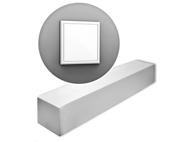 TV-Wände^ORAC DECOR W123-Box LUXXUS 3D Wandpaneel 1 Karton Set mit 8 Paneelen 0,89 m2 Weiß