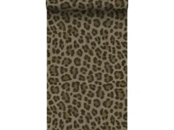 Origin-luxury wallcoverings Origin Wallcoverings Tapete Leopardenmuster Braun und Beige 53 cm x 10.05 m