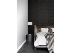 Origin-luxury wallcoverings Origin Wallcoverings Tapete Leopardenmuster Dunkelgrau und Schwarz 53 cm x 10.05 m