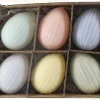 Ostern^Ostereier-Set Kunststoff 6 Stück Bunt Pastell