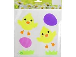 Ostern^Oster-Gelsticker mit Küken