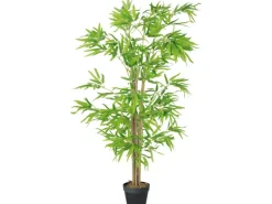 Outsunny Kunstpflanzen^Künstlicher Bambus Kunststoff Zement Ø17 x 150H cm