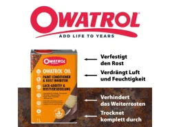 Owatrol OIL Rostschutz Öl Grundierung Auto Kfz Metall 500 ml