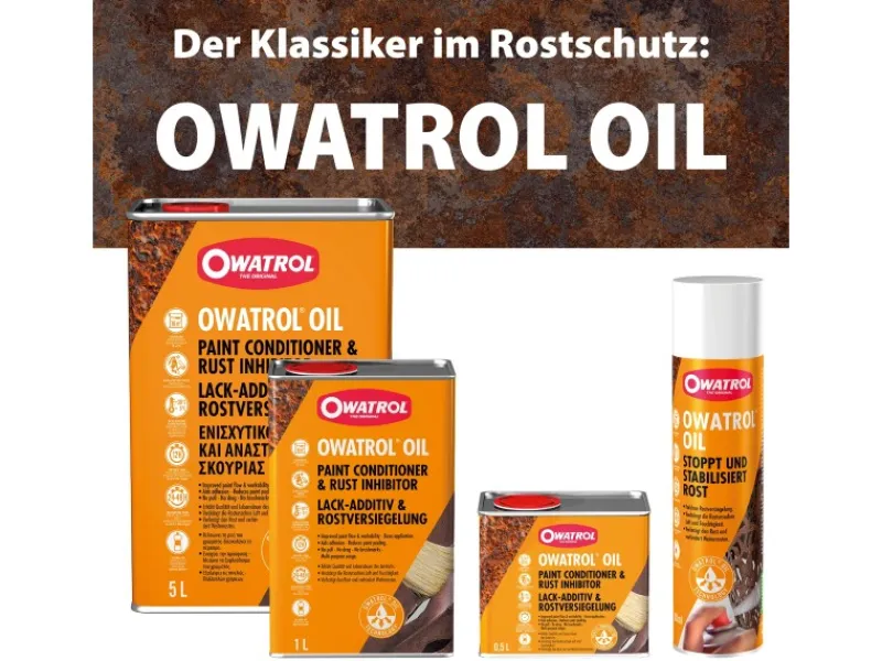Owatrol OIL Spray Rostschutz Öl Grundierung Auto Kfz Metall 0,3L
