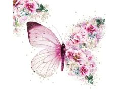 PPD Papier Servietten^Papierservietten Schmetterling 16,5 cm x 16,5 cm 20 Stück Bunt FSC®