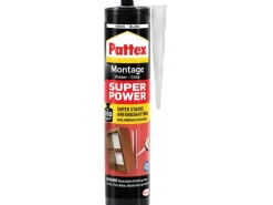 Pattex Baukleber Montagekleber Super Power Kartusche starke Anfangshaftung 370 g