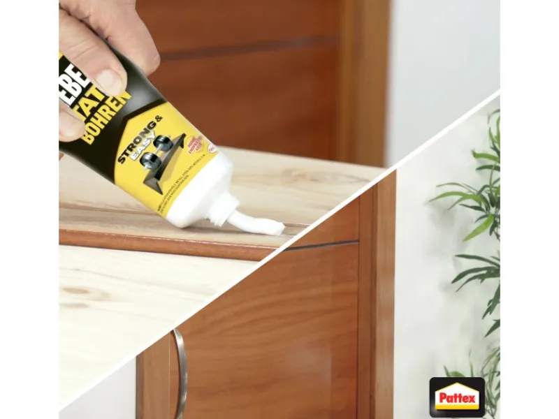 Pattex Montagekleber Kleben statt Bohren Kraftkleber weiß 250g Tube