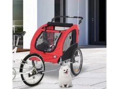 PawHut 2 in 1 Hundeanhänger Universalkupplung