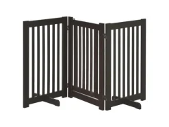 PawHut Hundebedarf^Absperrgitter Verstellbar Klappbar 155 x 1 5 x 76 cm